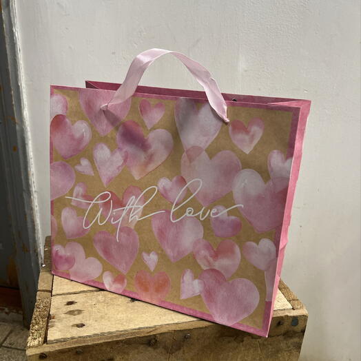Подарочный пакет «With love»