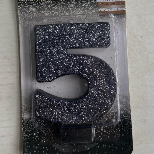 Свеча пятёрка