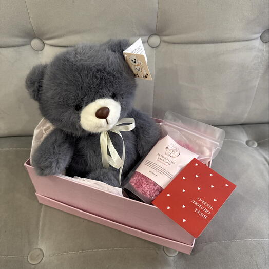 Подарочный набор с мишкой  💝🌷