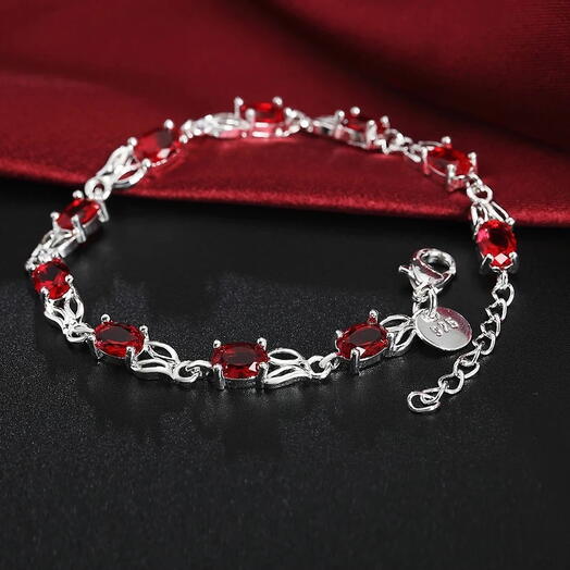 Браслет «Ruby Elegance» любимой девушке / жене / маме / девушке