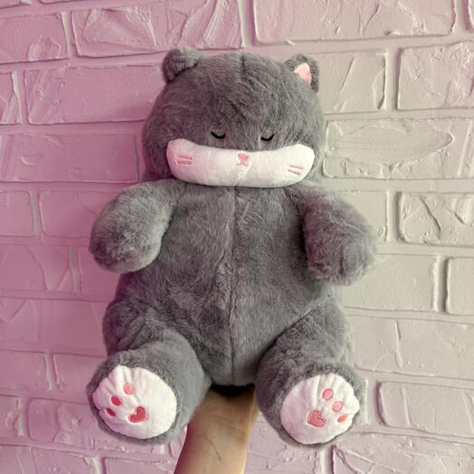 Игрушка спящий котик