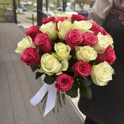 Букет микс из 31 розы