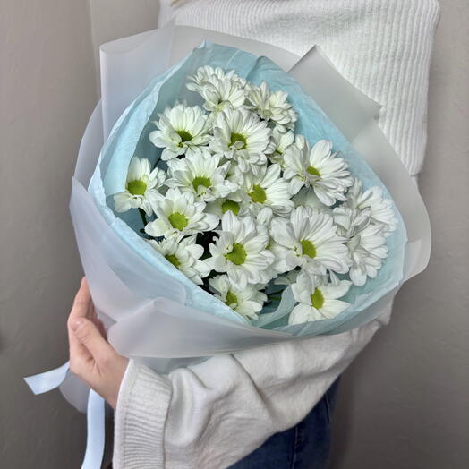 Букет-комплимент хризантема ромашка 🌸
