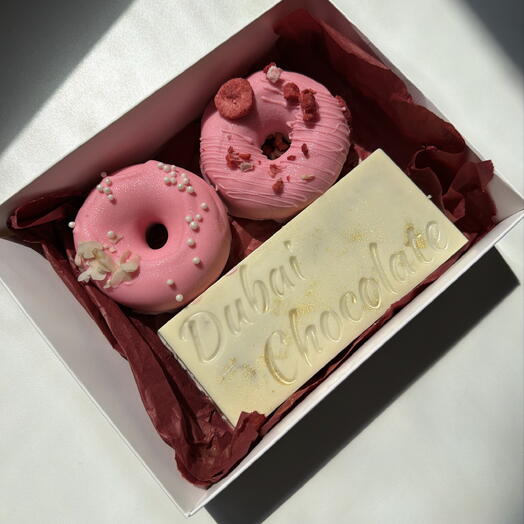 Дубайский шоколад и donut cake