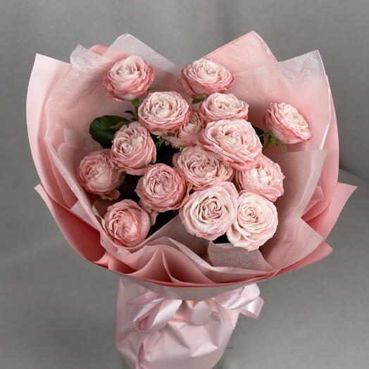 3 кустовые пионовидные розы Мадам бомбастик🌸