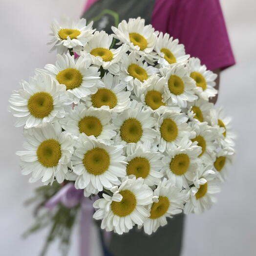 Букет с ромашками 25шт