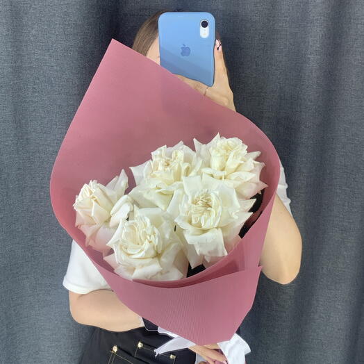 Конвертик из пяти французских роз 🧁💗