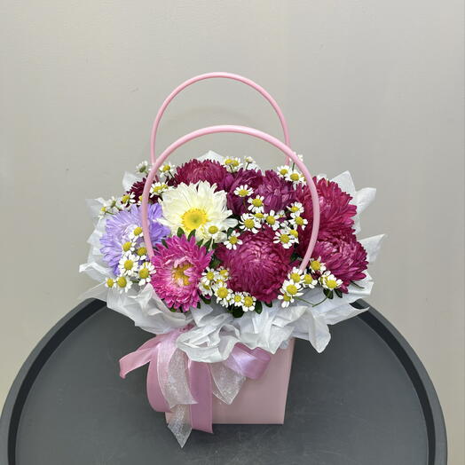 Летний микс астр с ромашками🌸