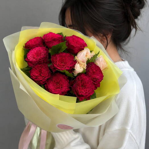🌷Букет из роз Вувузела