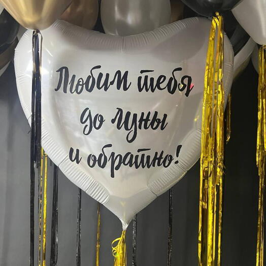 Шары на день рождения мужчине Луна