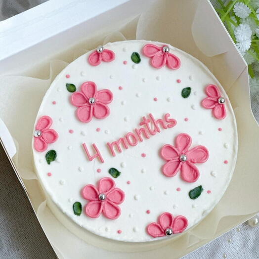 Бенто торт цветы/цветочки/по месяцам/month
