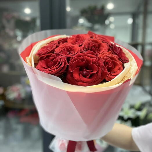 Букет из 11 красных роз