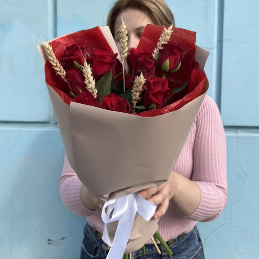 Закат в поле