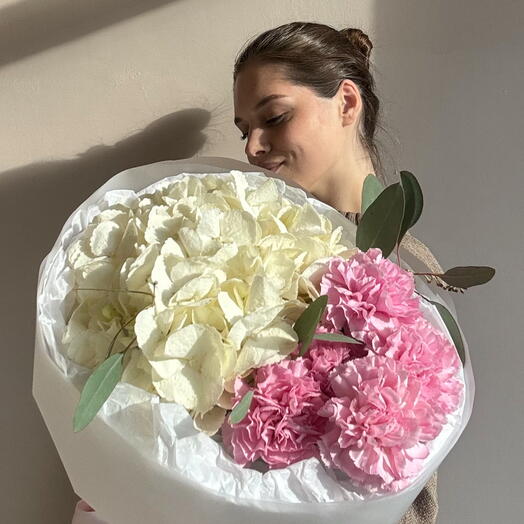 Букет «Розовый шёлк»🌸