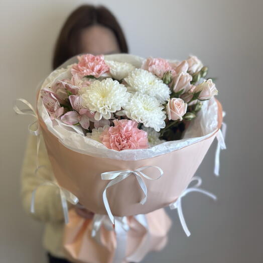Нежный букет бочонок 🎀
