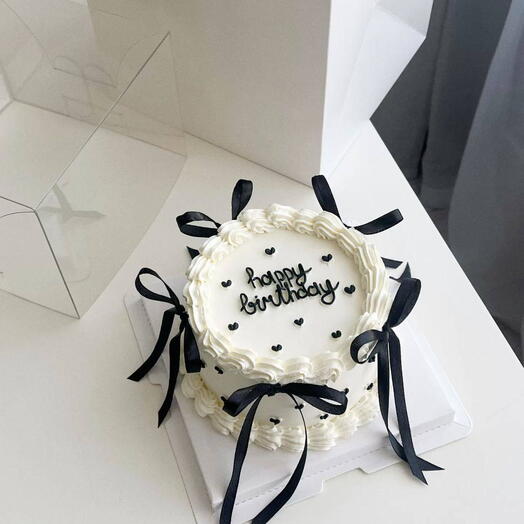 Бенто - торт ламбет «Happy Birthday» в подарок любимой, девушке, подруге, маме, бабушке, жене