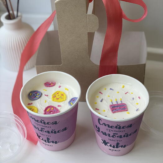 Торт в стакане Cake to go 2 шт