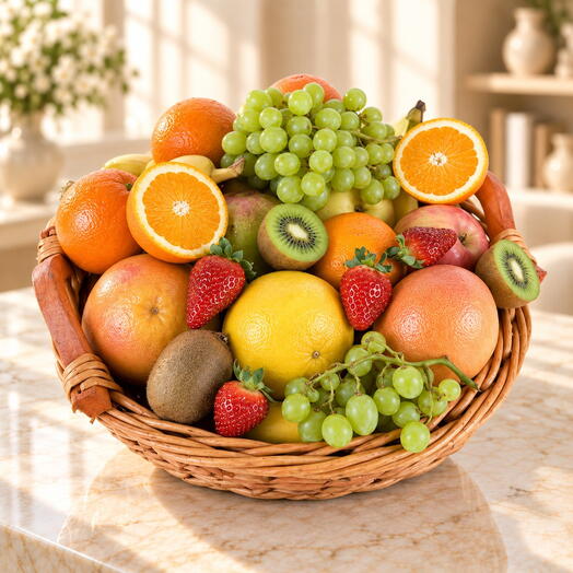 Orange Mood fruit basket / weight: 8.5 kg / size: 36*28*60 / fresh fruit / gift set / gift box