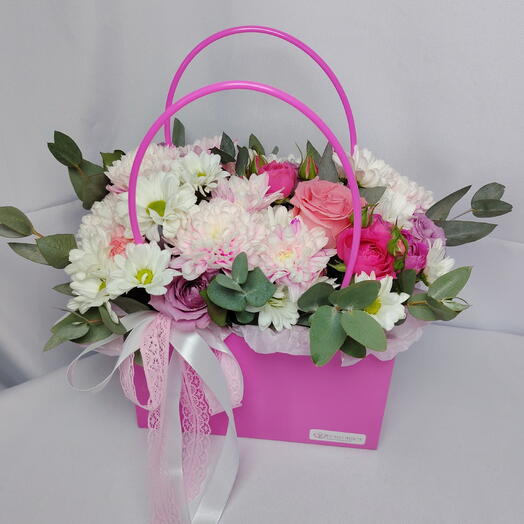🌸 Стильная композиция в сумочке