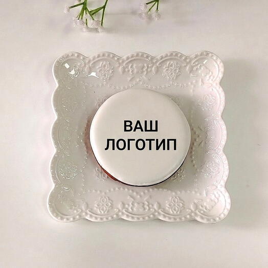 Пряник с логотипом, круг 8 см