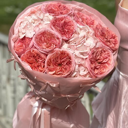 Букет розовая нежность 🌸
