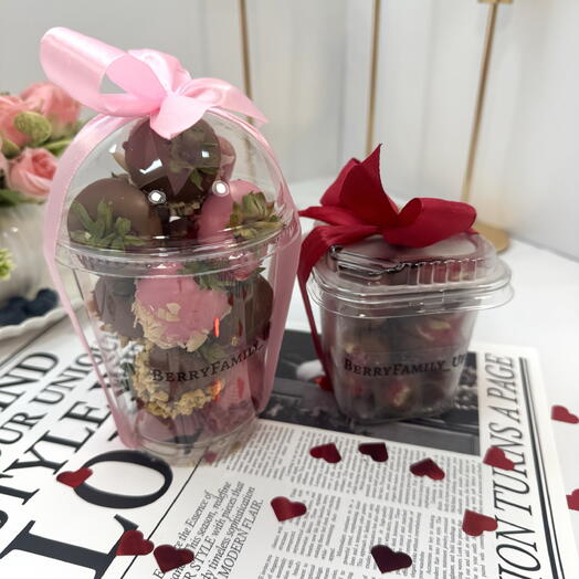 Клубника и малина в бельгийском шоколаде. Подарок для самых любимых 💕