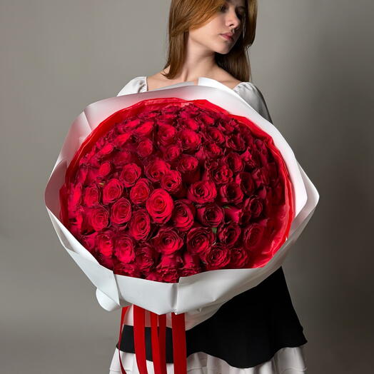 101 Роза red