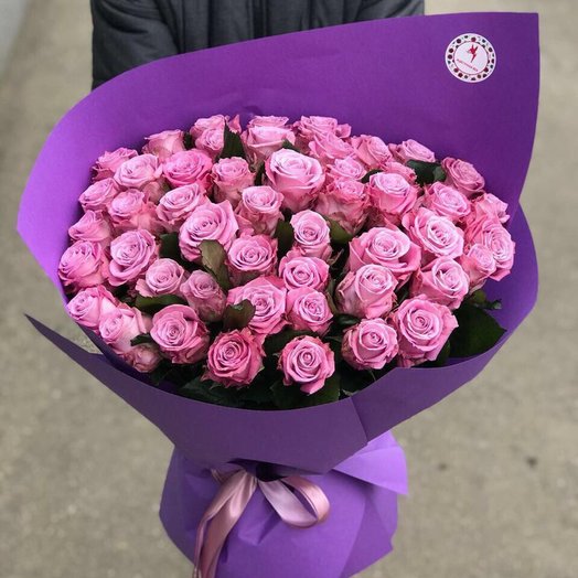 Bouquet of 51 roses "Meretin"