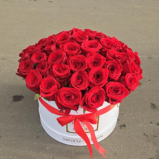 51 Роза в Коробке ♥️♥️♥️