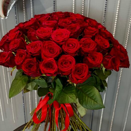 101 rosa roja 60 cm