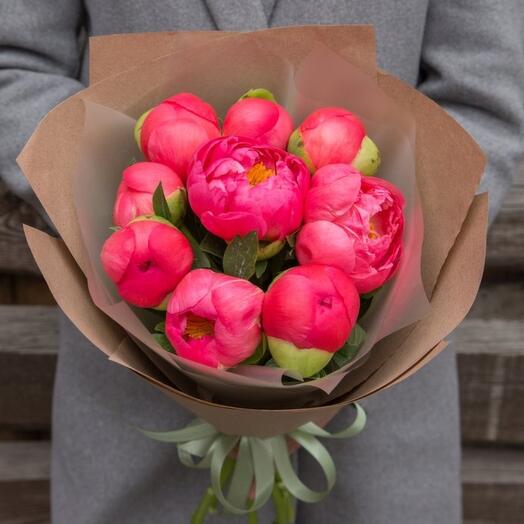 Coral peonies 9