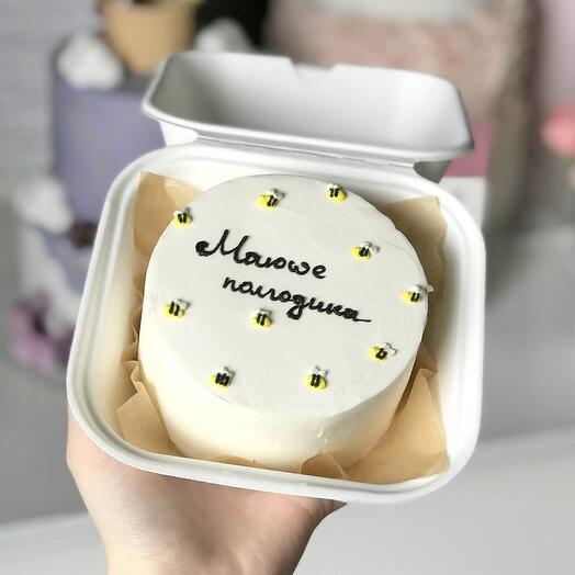 Pastel de Bento con abejas