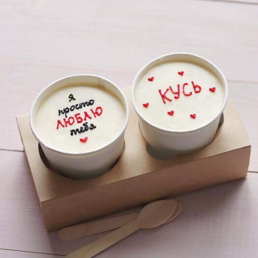 Торты в стакане Cake to go я просто люблю тебя