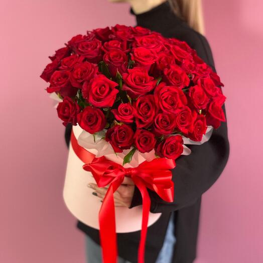 Caja de sombrero Susurro de Rosas