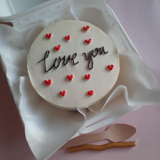 Бенто-торт "Love you "