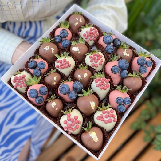 Fresas cubiertas de chocolate Blueberry (20-25 bayas)