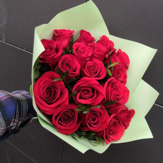 Buquê de rosas vermelhas