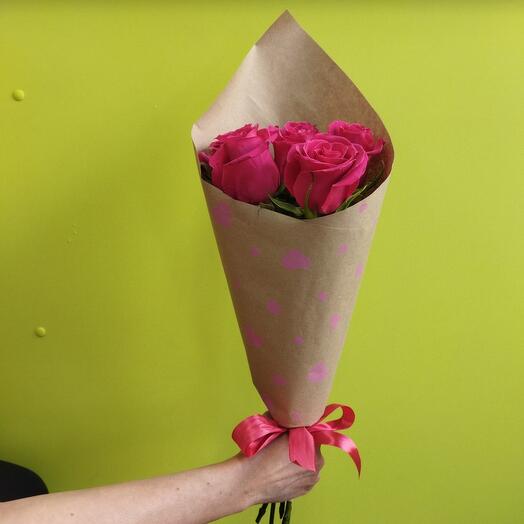 Rosas en la elaboración