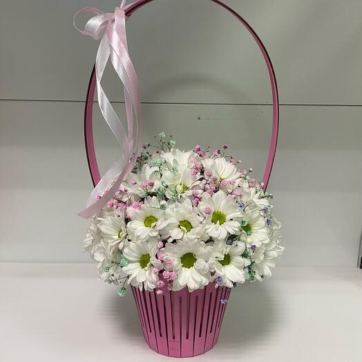 Cesta de flores