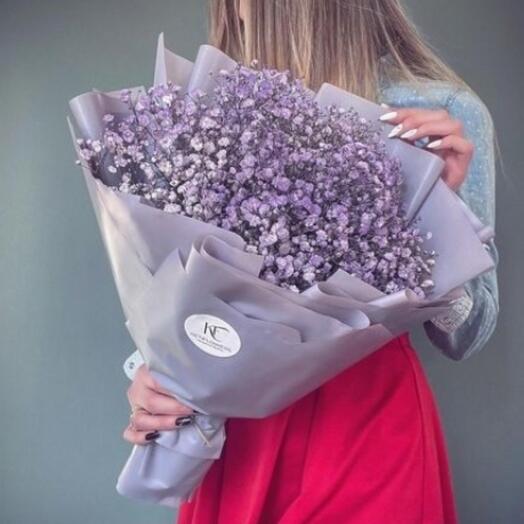 Букет с гипсофилы 😍