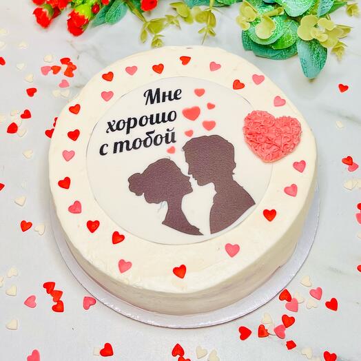 Бенто торт шоколадный с орехами