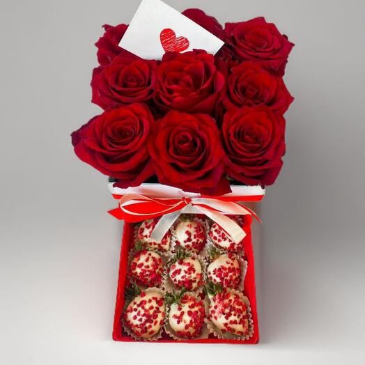 Шкатулка "Red rose"