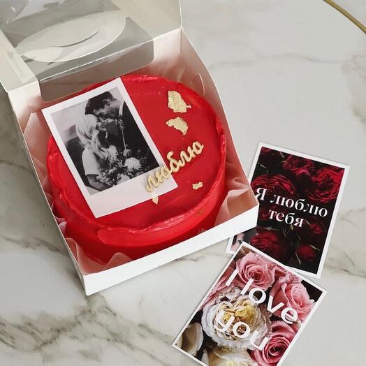 Бенто-торт ко дню влюбленных