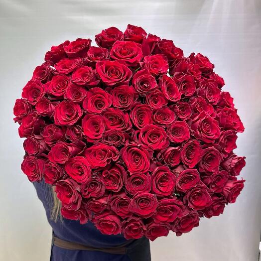 101 Роза Эквадор. Эхплорер Премиум XL