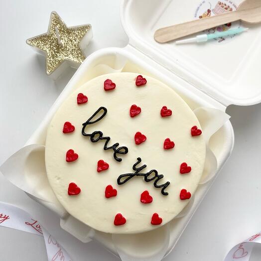 Бенто торт Love you