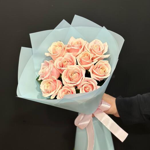 Букет из 11 нежных роз 💞