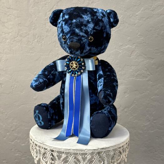 Мягкая игрушка ручной работы Bern Art - синий