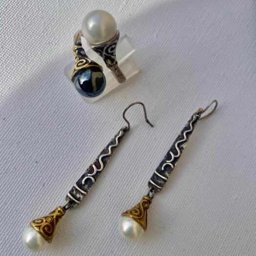 Серебряный комплект