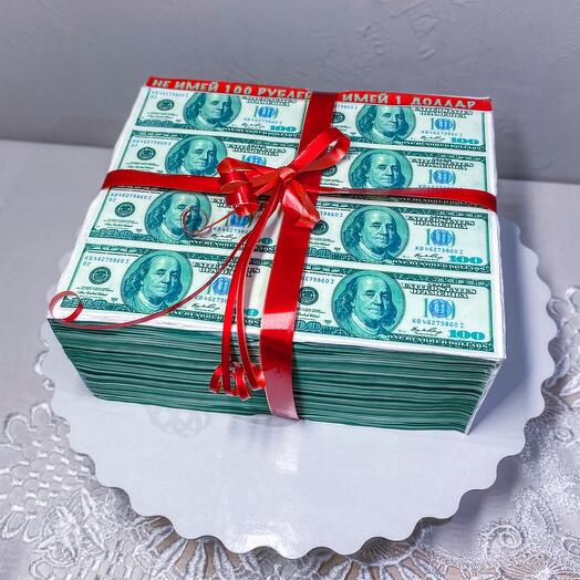 Торт «Доллары»