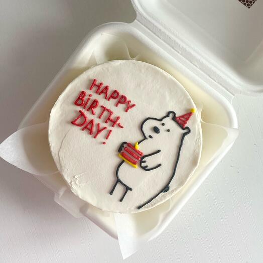 Бенто торт медвежонок на день рождения